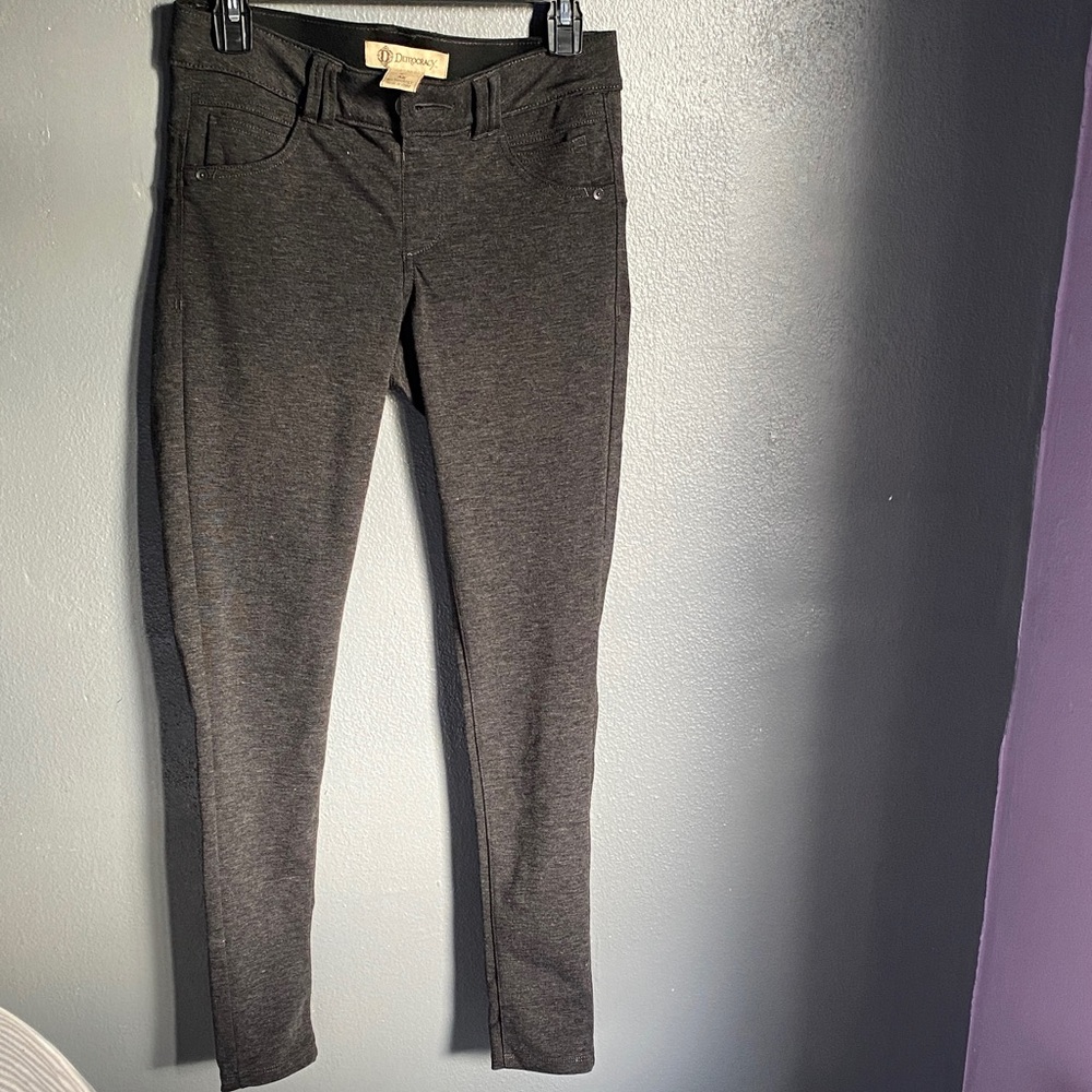 Express Dark Gray Skinny Pants